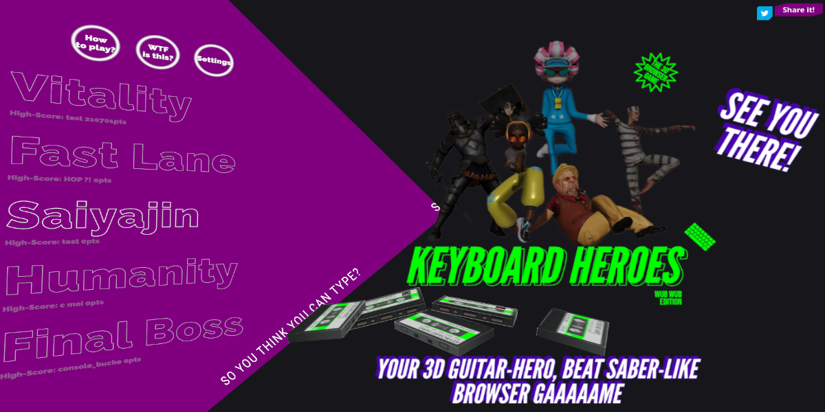 Keyboard Hero – Kings of the Keys : A Design Concept for the Guitar Hero  Franchise – DesignedbyNatalie